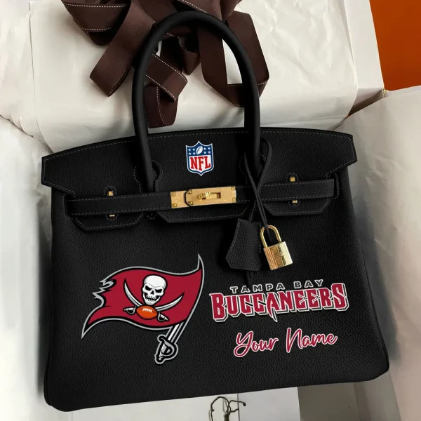 Tampa Bay Buccaneers Deluxe Handbag For Women Custom Your Name 2025 Versions, Sport Deluxe Handbag SPTSDB030 - Image 7