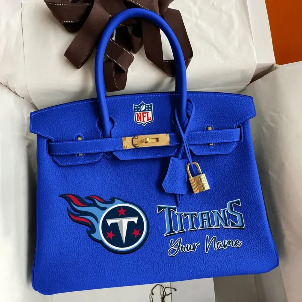 Tennessee Titans Deluxe Handbag For Women Custom Your Name 2025 Versions, Sport Deluxe Handbag SPTSDB031