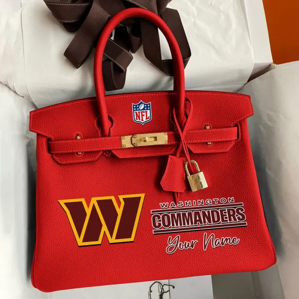 Washington Commanders Deluxe Handbag For Women Custom Your Name 2025 Versions, Sport Deluxe Handbag SPTSDB032 - Image 3