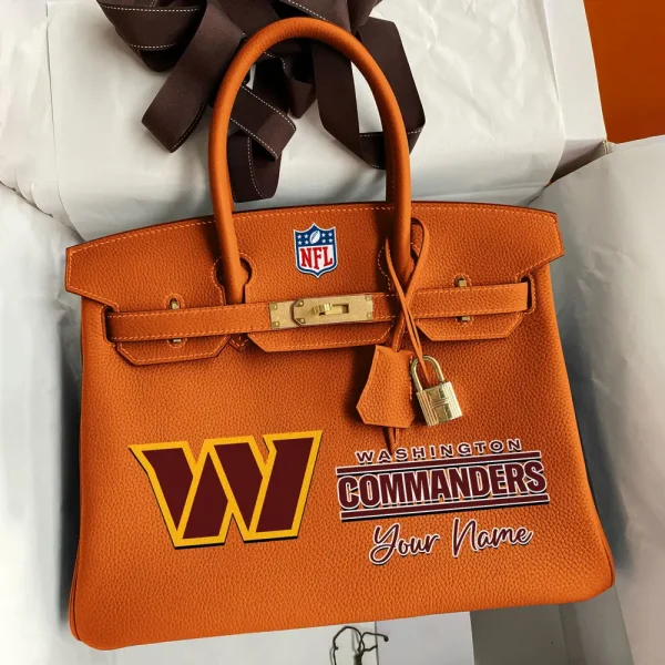 Washington Commanders Deluxe Handbag For Women Custom Your Name 2025 Versions, Sport Deluxe Handbag SPTSDB032 - Image 7