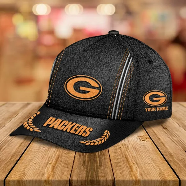 Green Bay Packers Leather Baseball Cap Trending 2025 SPTLBC044