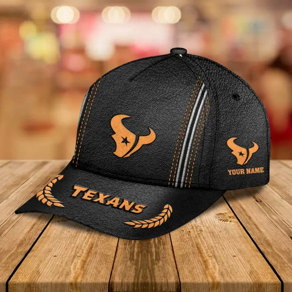 Houston Texans Leather Baseball Cap Trending 2025 SPTLBC045 - Image 2