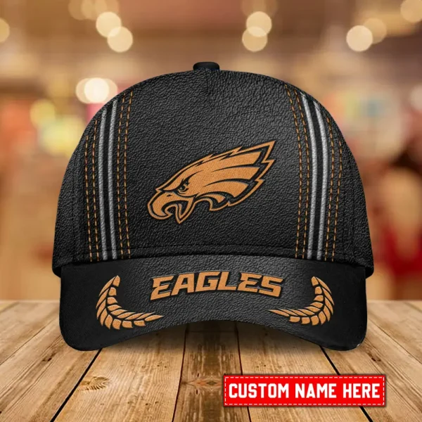 Philadelphia Eagles Leather Baseball Cap Trending 2025 SPTLBC058 - Image 2