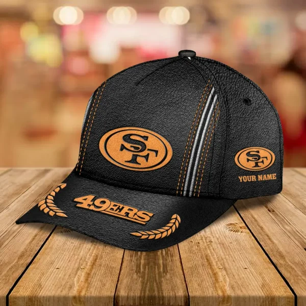 San Francisco 49ers Leather Baseball Cap Trending 2025 SPTLBC060 - Image 2