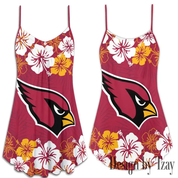 Arizona Cardinals Summer Sleeveless Cami Dress Trending 2025 SPTSSCDT001
