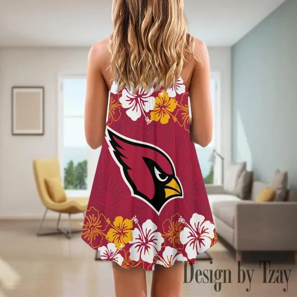 Arizona Cardinals Summer Sleeveless Cami Dress Trending 2025 SPTSSCDT001 - Image 2