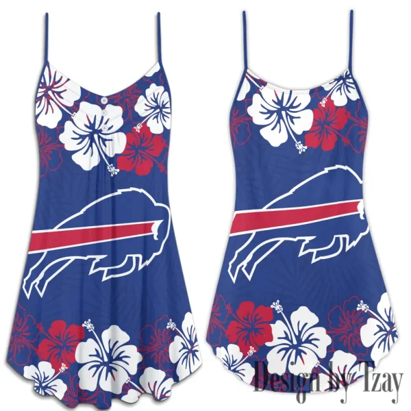 Buffalo Bills Summer Sleeveless Cami Dress Trending 2025 SPTSSCDT003