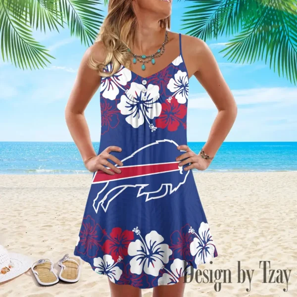 Buffalo Bills Summer Sleeveless Cami Dress Trending 2025 SPTSSCDT003 - Image 3