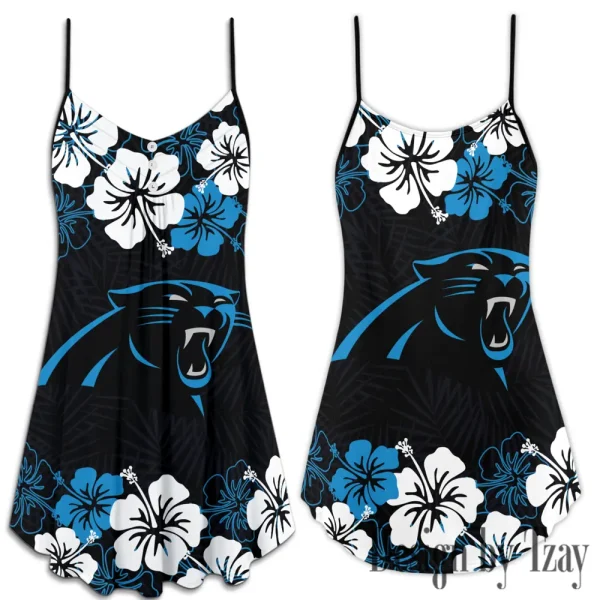 Carolina Panthers Summer Sleeveless Cami Dress Trending 2025 SPTSSCDT004