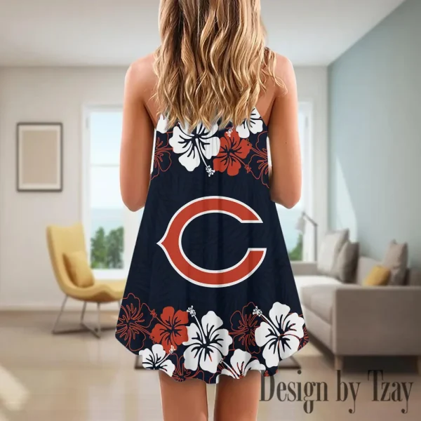 Chicago Bears Summer Sleeveless Cami Dress Trending 2025 SPTSSCDT006 - Image 2