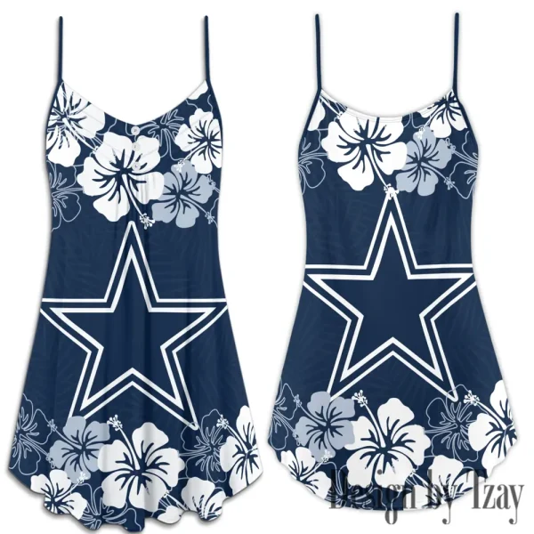 Dallas Cowboys Summer Sleeveless Cami Dress Trending 2025 SPTSSCDT009 - Image 3