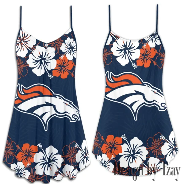 Denver Broncos Summer Sleeveless Cami Dress Trending 2025 SPTSSCDT010 - Image 2
