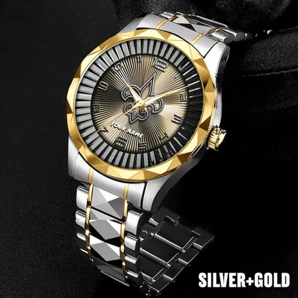 New Orleans Saints Business Watch For Men Automatic Mechanical Stainless Steel Band 2025 SPTDMW631
