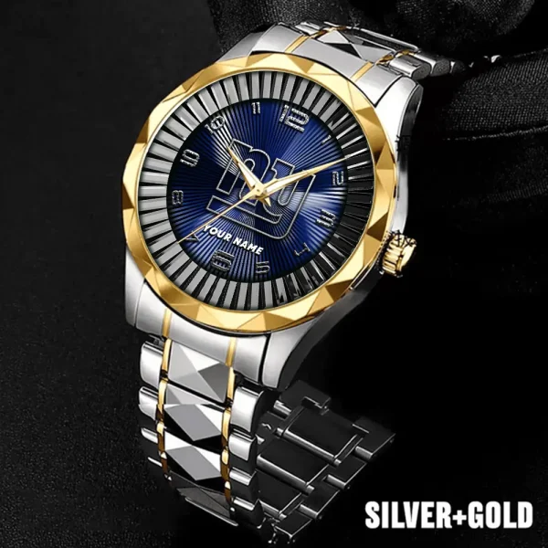 New York Giants Business Watch For Men Automatic Mechanical Stainless Steel Band 2025 SPTDMW632