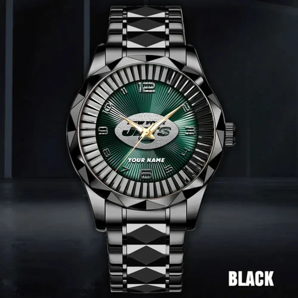 New York Jets Business Watch For Men Automatic Mechanical Stainless Steel Band 2025 SPTDMW633 - Image 4