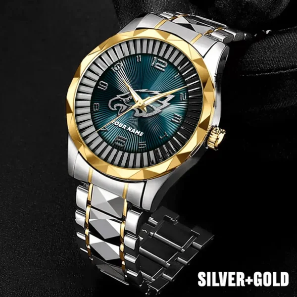 Philadelphia Eagles Business Watch For Men Automatic Mechanical Stainless Steel Band 2025 SPTDMW634