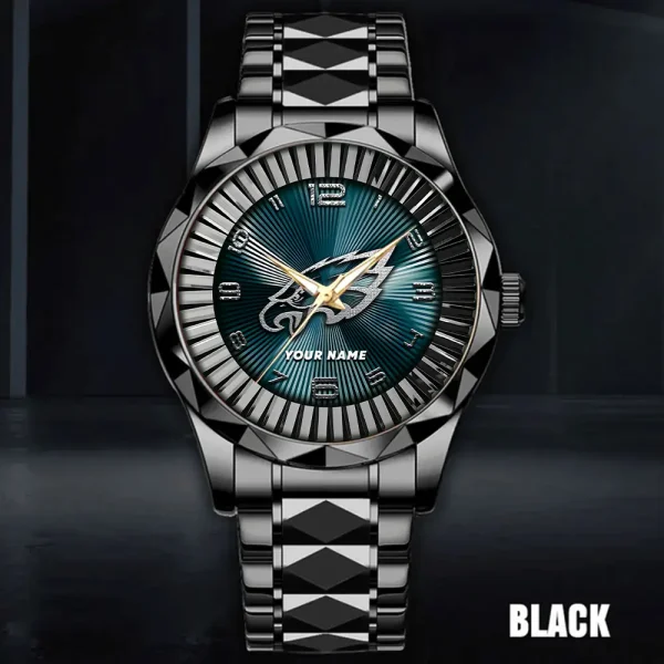 Philadelphia Eagles Business Watch For Men Automatic Mechanical Stainless Steel Band 2025 SPTDMW634 - Image 3