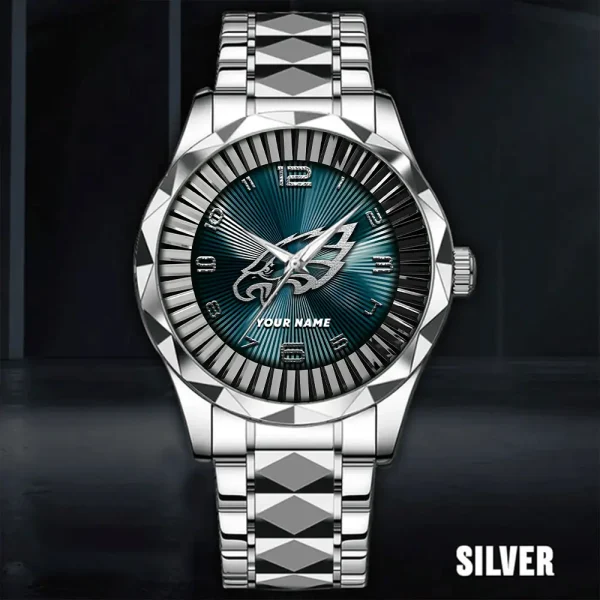 Philadelphia Eagles Business Watch For Men Automatic Mechanical Stainless Steel Band 2025 SPTDMW634 - Image 5