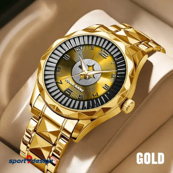 Pittsburgh Steelers Business Watch For Men Automatic Mechanical Stainless Steel Band 2025 SPTDMW635 - Image 4