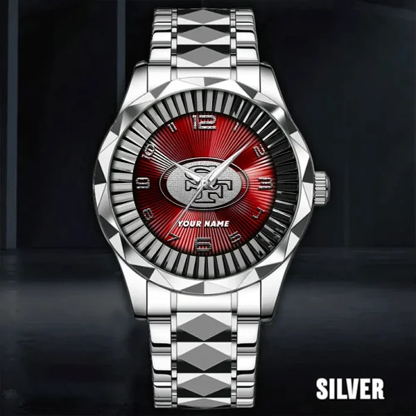 San Francisco 49ers Business Watch For Men Automatic Mechanical Stainless Steel Band 2025 SPTDMW636 - Image 2