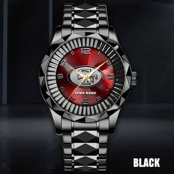 San Francisco 49ers Business Watch For Men Automatic Mechanical Stainless Steel Band 2025 SPTDMW636 - Image 4