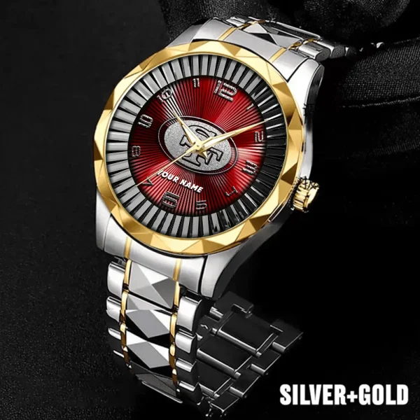 San Francisco 49ers Business Watch For Men Automatic Mechanical Stainless Steel Band 2025 SPTDMW636