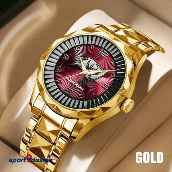 Tampa Bay Buccaneers Business Watch For Men Automatic Mechanical Stainless Steel Band 2025 SPTDMW638 - Image 3