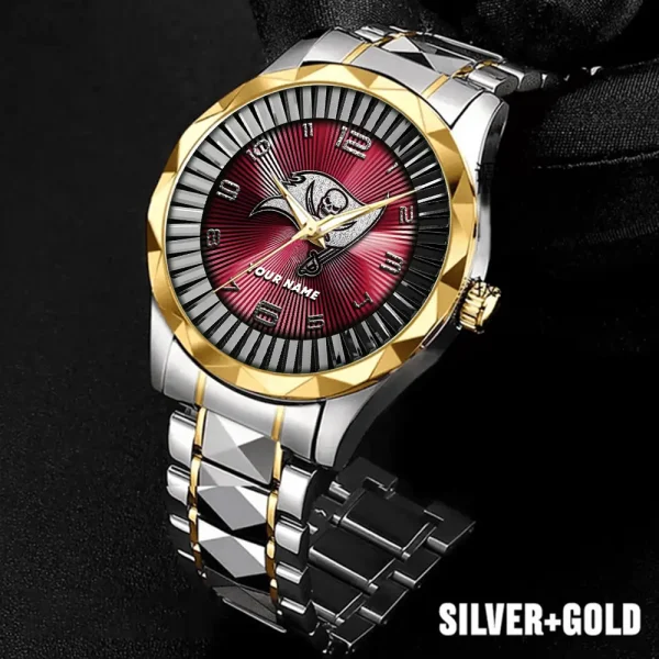 Tampa Bay Buccaneers Business Watch For Men Automatic Mechanical Stainless Steel Band 2025 SPTDMW638