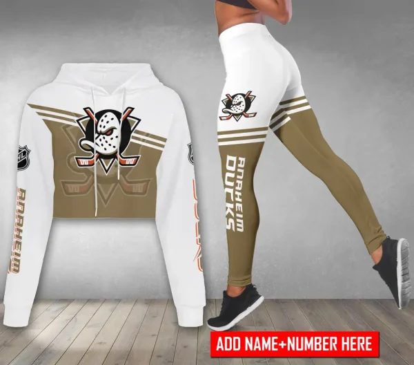 Anaheim Ducks Personalized Combo Croptop Hoodie And Leggings AZHLTT666