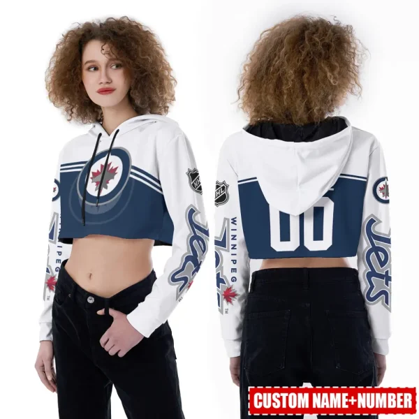Winnipeg Jets Personalized Combo Croptop Hoodie And Leggings AZHLTT667 - Image 2