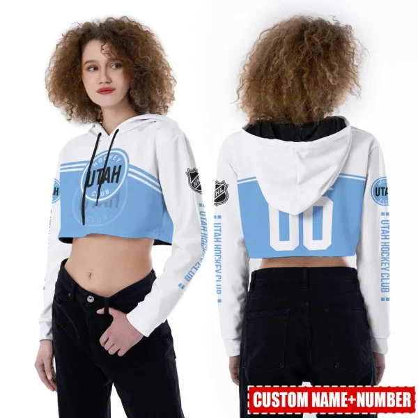 Utah Hockey Club Personalized Combo Croptop Hoodie And Leggings AZHLTT670 - Image 2