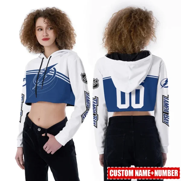 Tampa Bay Lightning Personalized Combo Croptop Hoodie And Leggings AZHLTT672 - Image 2