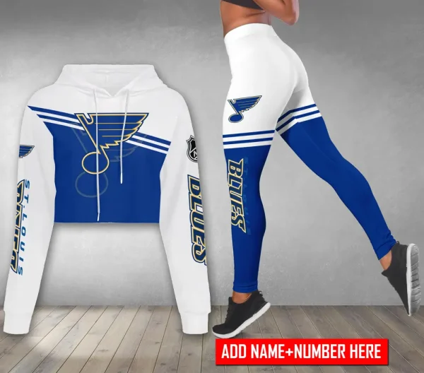 St. Louis Blues Personalized Combo Croptop Hoodie And Leggings AZHLTT673