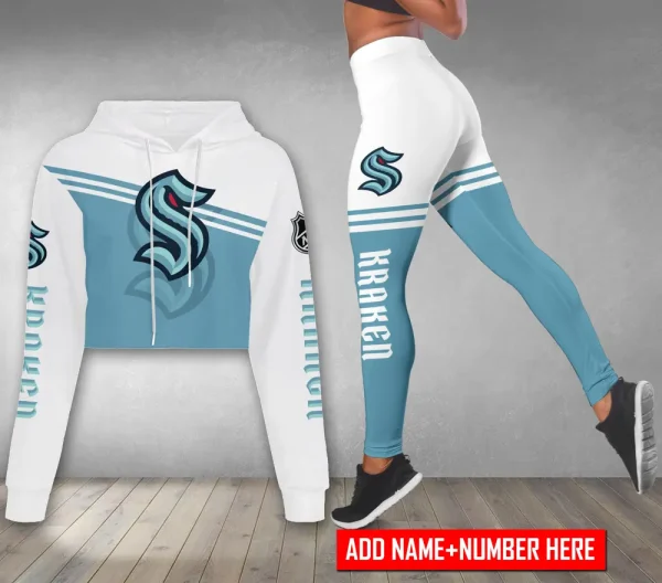 Seattle Kraken Personalized Combo Croptop Hoodie And Leggings AZHLTT674