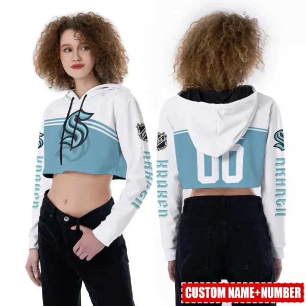 Seattle Kraken Personalized Combo Croptop Hoodie And Leggings AZHLTT674 - Image 2