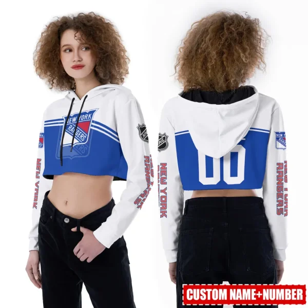New York Rangers Personalized Combo Croptop Hoodie And Leggings AZHLTT679 - Image 2