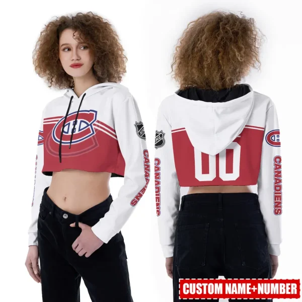Montréal Canadiens Personalized Combo Croptop Hoodie And Leggings AZHLTT683 - Image 2