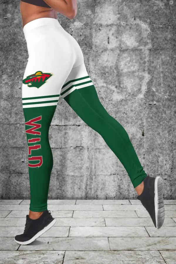 Minnesota Wild Personalized Combo Croptop Hoodie And Leggings AZHLTT684 - Image 3