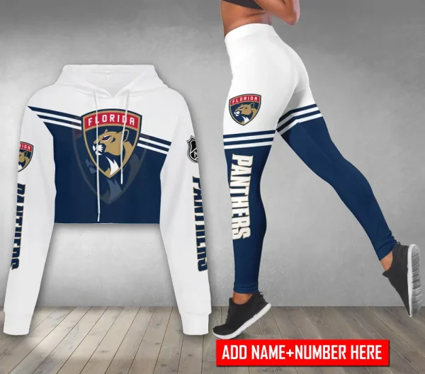 Florida Panthers Personalized Combo Croptop Hoodie And Leggings AZHLTT686