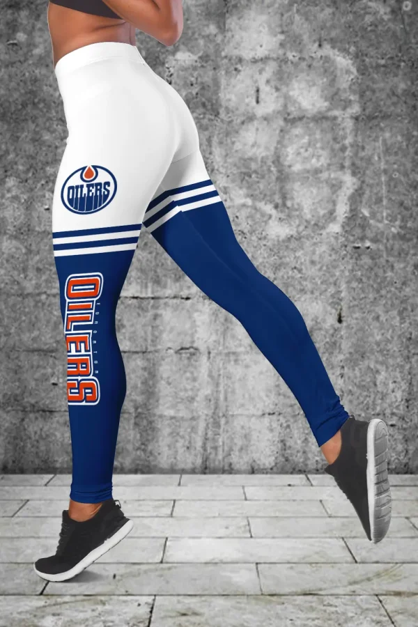 Edmonton Oilers Personalized Combo Croptop Hoodie And Leggings AZHLTT687 - Image 3