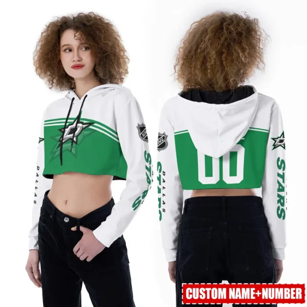 Dallas Stars Personalized Combo Croptop Hoodie And Leggings AZHLTT689 - Image 2