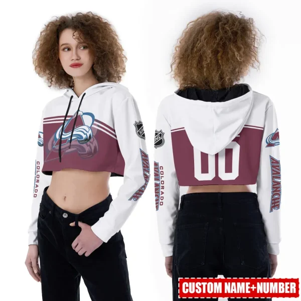 Colorado Avalanche Personalized Combo Croptop Hoodie And Leggings AZHLTT691 - Image 2