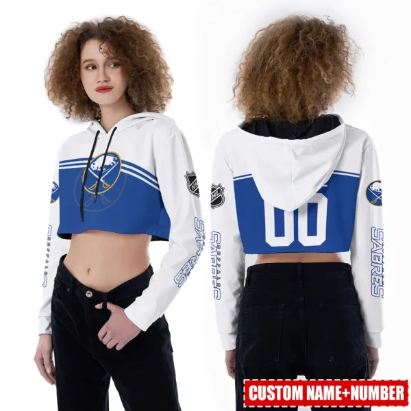 Buffalo Sabres Personalized Combo Croptop Hoodie And Leggings AZHLTT695 - Image 2