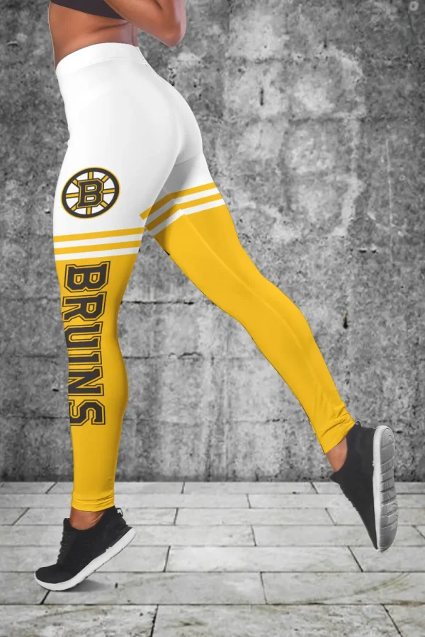 Boston Bruins Personalized Combo Croptop Hoodie And Leggings AZHLTT696 - Image 3