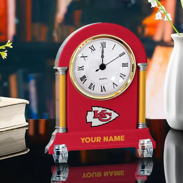Kansas City Chiefs NFL New Acrylic Clock Plaque For Home SPTACP001 - Image 3
