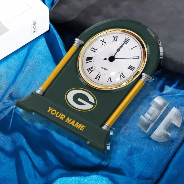 Green Bay Packers NFL New Acrylic Clock Plaque For Home SPTACP003 - Image 2