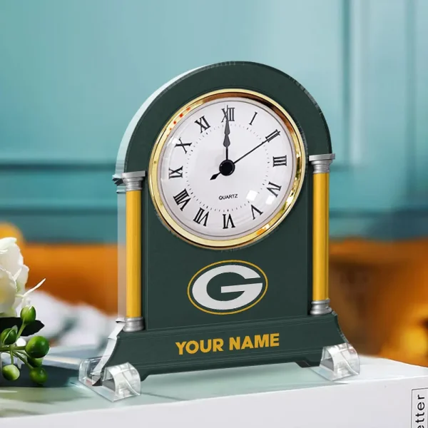 Green Bay Packers NFL New Acrylic Clock Plaque For Home SPTACP003