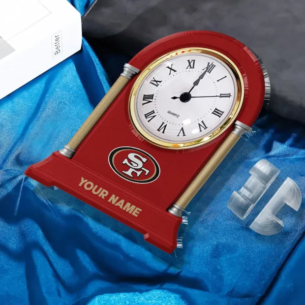 San Francisco 49ers NFL New Acrylic Clock Plaque For Home SPTACP004 - Image 2