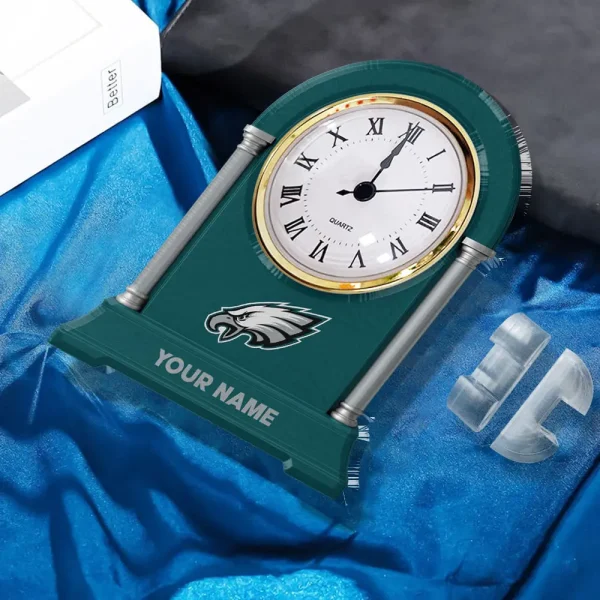 Philadelphia Eagles NFL New Acrylic Clock Plaque For Home SPTACP005 - Image 2