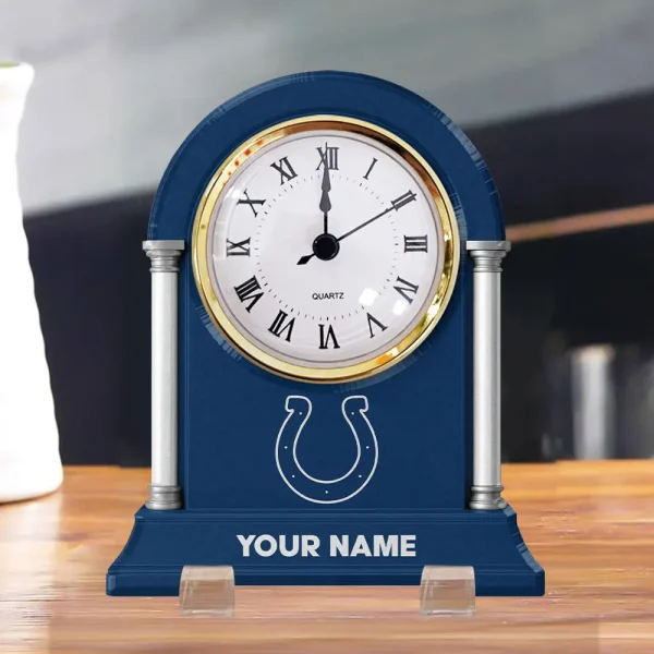 Indianapolis Colts NFL New Acrylic Clock Plaque For Home SPTACP006 - Image 3